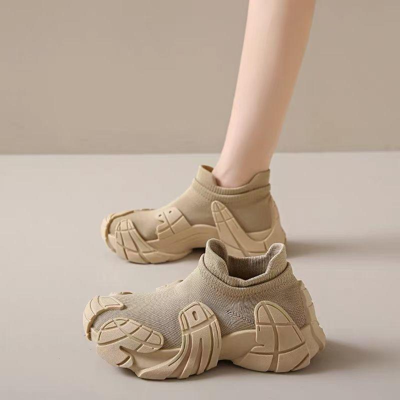 Vielseitige Sommer-Freizeit-Sneaker: Damen Schuhe mit weicher Sohle, zum Hineinschlüpfen, Modetrend
