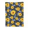 Creative Sunflower Theme digital-printed polyester Bedroom velvet flannel cover blanket Fleece soft sofa cover blankets for beds