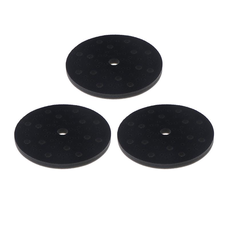 

1/3Pcs Interface Pads 15Cm 70Holes Soft Sponge Buffer Backing Pad For Orbital Sander Polishing Tool Accessories as the picture