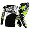 Motocross Kinder Set MX Trikot und Hose Kinder Set Dirt Bike MTB DH UTV Enduro Ausrüstung Kombi Off Road Jugend Rennanzug