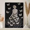 DIY Butterfly Pearl Art Painting for Home Wall Decor Pearl Gem Paintings Picture Arts Craft  for Adults/Beginners Gift Idea Home Decor Without Frame