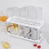 Cosmetic Space Saving Standing Rack Wardrobe Decorative Rack Home Closet Organizer Storage Shelf For Kitchen Dish Hollow Rack