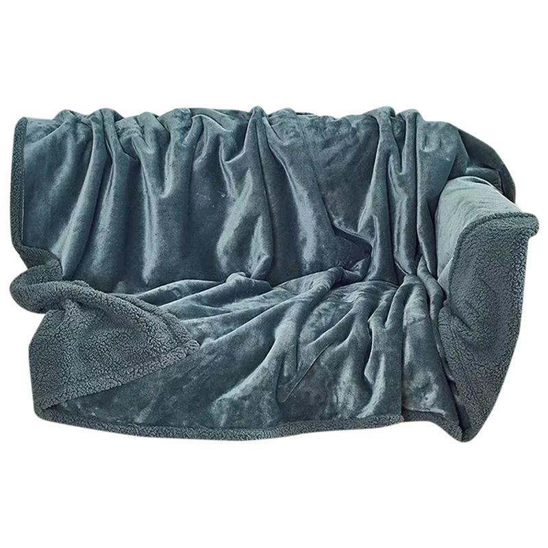 

ABGR-Thickened Blanket Water-Resistant, Stain Resistant-Winter Warm Coupling Blanket For Two Cozy Blanket M Code серый