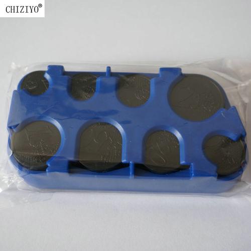 Auto Storage Box Car Euro Coin Case Holder Stowing Tidying Money Container Black Blue Red Green Organizer CHIZIYO