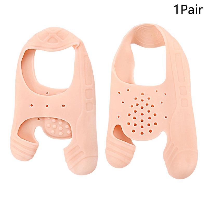 Silicone Forefoot Pads Toe Separator Cushion Pad Pain Relief Shoes Insoles Finger Toe  Corrector Gel Pads Foot Care