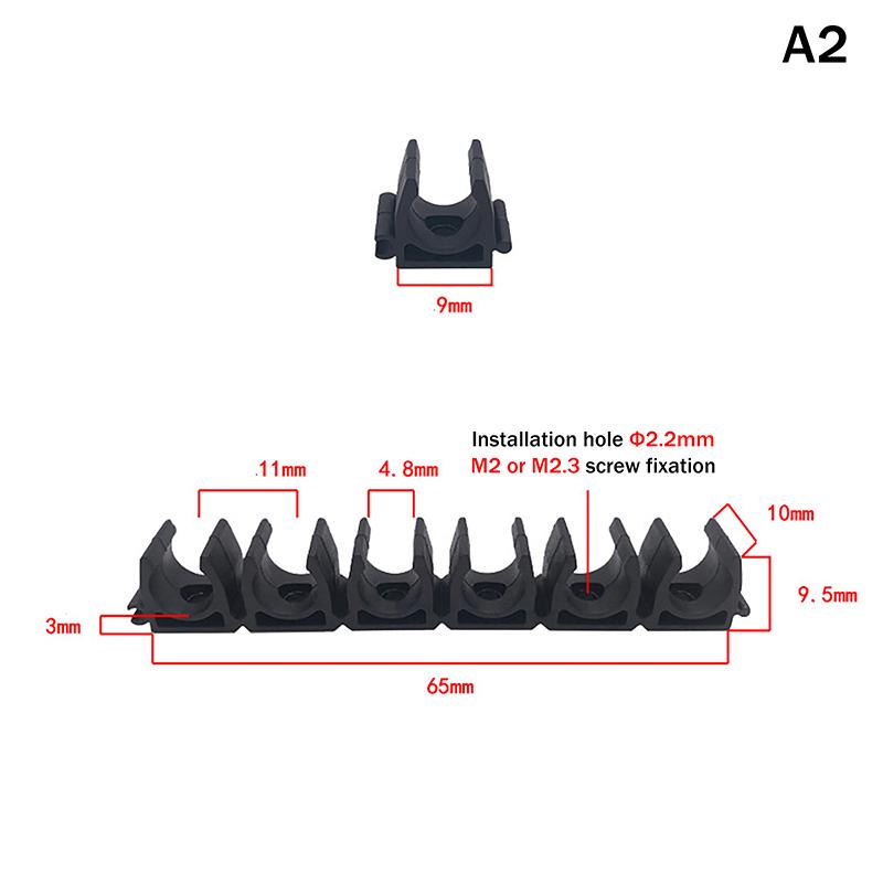 Pneumatic Tube Air Hose Fixing Clamp 6 Way 4/6/8/10/12/14/16/18/20Mm Water Pipe Holder Gas Compressor Tubing Diversion Flow Clip