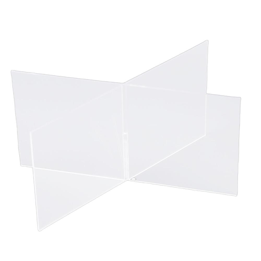 1set Portable Size Acrylic Book Stand Clear Acrylic Material Desktop Reading Rack  Office Display