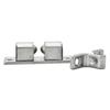New Double Roller Door Lock Hot Sale Latch 50*14.5mm Cabinet Door Closet Catch Tension Double Ball Practical Stainless Steel
