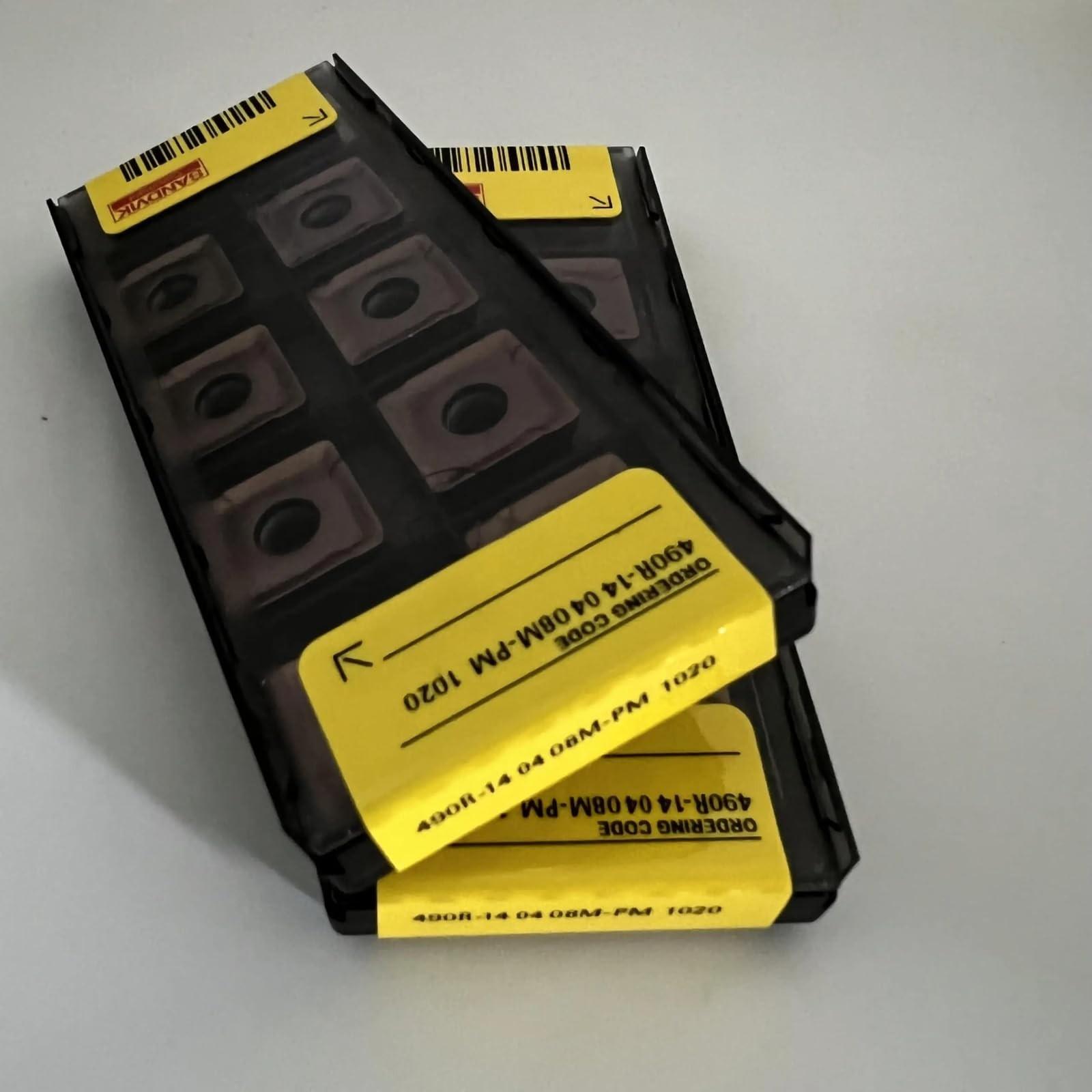 

Original Sandvik / 490R-140408M-PM 1020 CNC lathe carbide blade 10 PCS