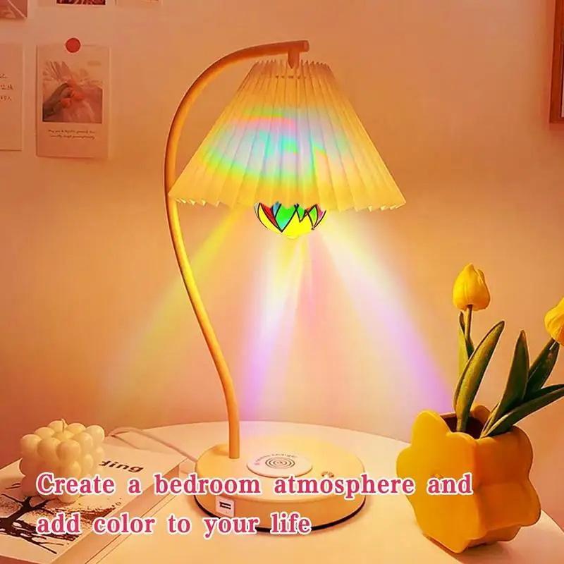 Stained Glass Light Bulb 4W St64 Led Light Bulb Painted Glass E26 Base Mosaic Night Lamp Home Decor Romantic Festive Atmosphere