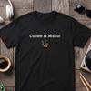 Coffee Music Lover T-and Kids Tshirt | Cozy Vibes Tee, Indie Kid Apparel