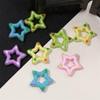 27mm Acrylic Handmade Hollow Star Beads For Jewelry Making DIY Bracelet Earring Phone Chain