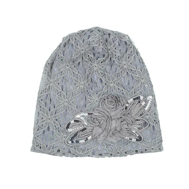 New Butterfly Flower  Women Hip-hop Cap Beanie Winter Slouch 5 Colors One Size Elastic  Slouchy Hat