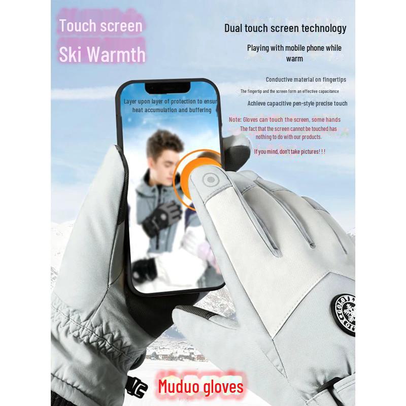 Unisex Windproof Waterproof Winter Ski & Cycling Touch Screen Gloves