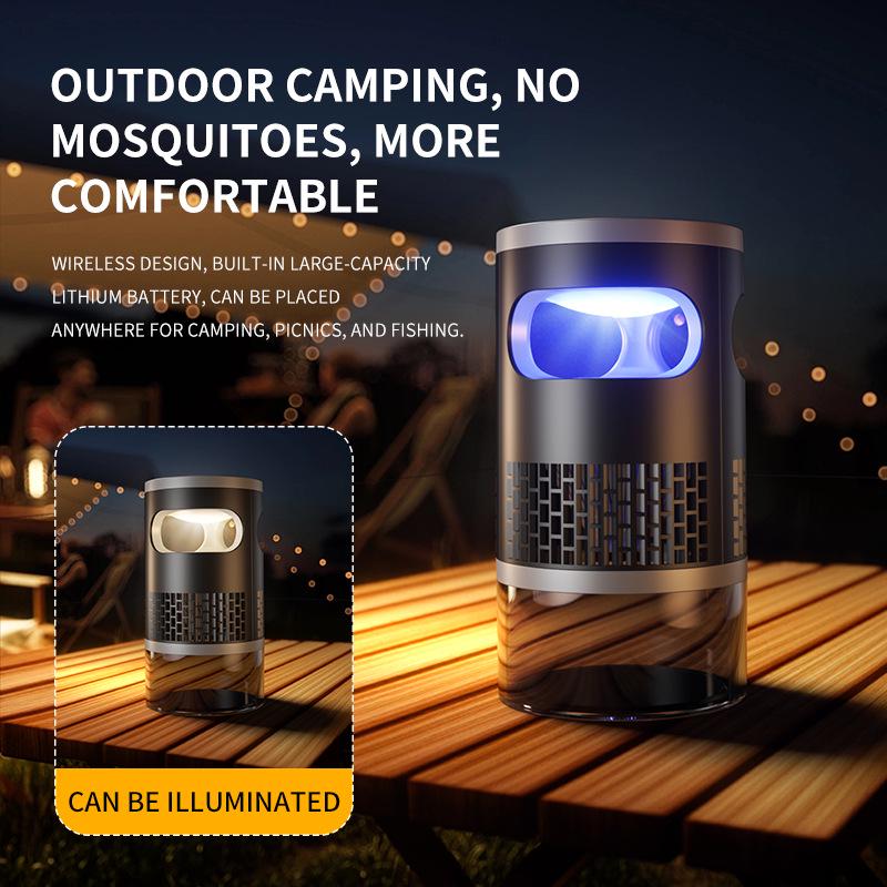 USB Rechargeable Mosquito Killer Lamp with Night Light & Blue Light Lure