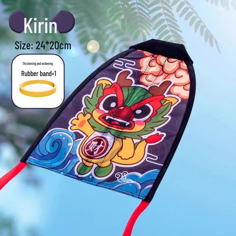 Dinosaur Handheld Portable Elastic Band Launch Kite for Kids with Free Shipping