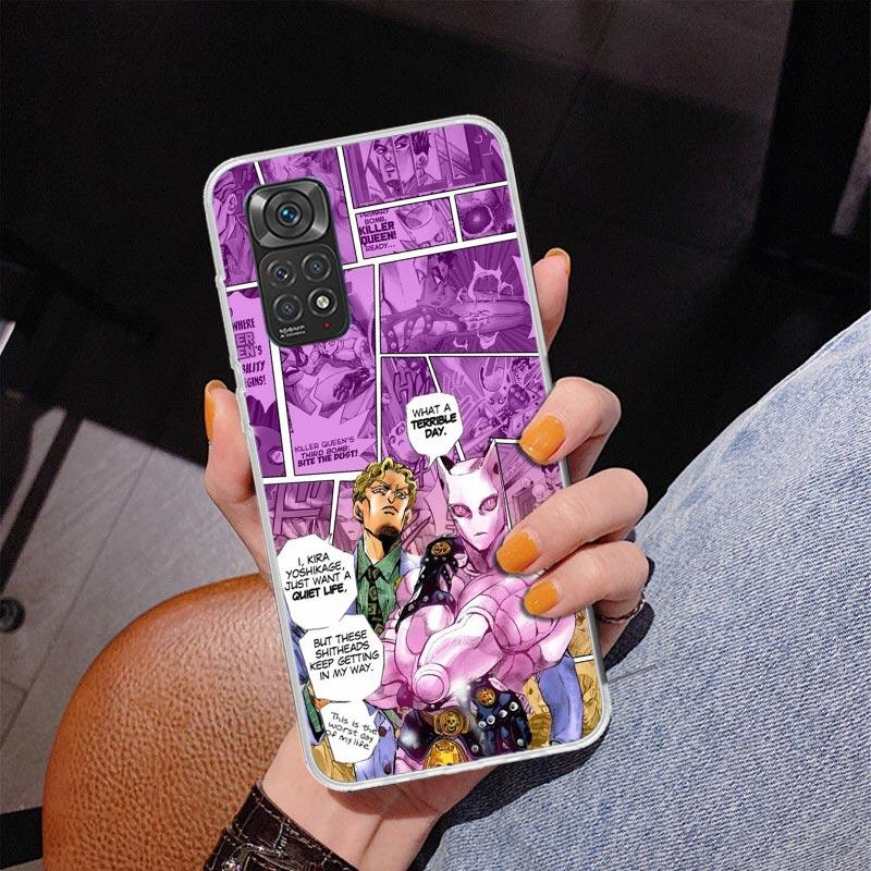 

JoJo Bizarre Adventures Anime Phone Case For Xiaomi Redmi Note 15 14 13 12S 12 11 Pro Plus 14S 11S 11E 10 10S 11T 5G Personalize Redmi Note 12 4G