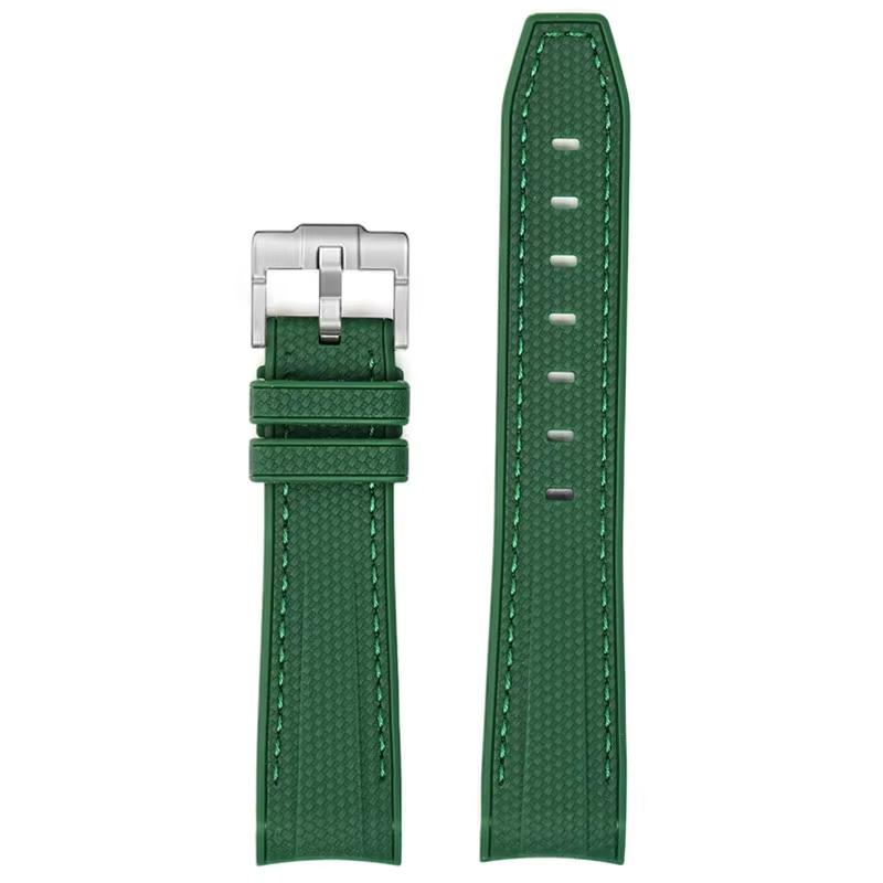 Cinturino per Omega X Swatch Joint MoonSwatch Cinturino per Seamaster 300 Uomo Donna 20mm Gomma Silicone Estremità Curva Braccialetto da Polso
