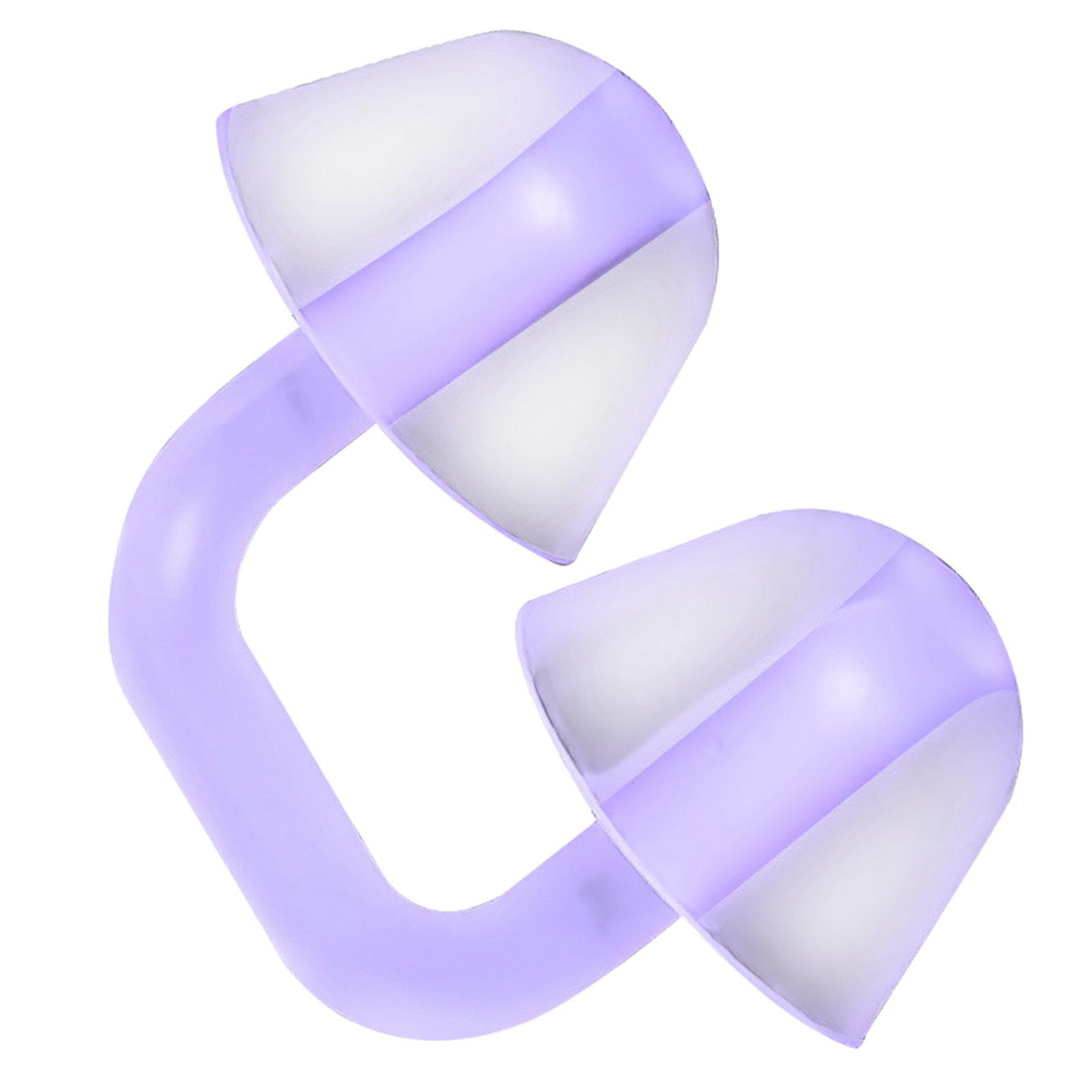 

Водонепроницаемая затычка для носа для плавания, многоразовый протектор для носа для взрослых и детей, невидимая клипса для носа для плавания, дайвинга фиолетовый