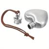2Pcs Outdoor Hip Flask Portable Wine Pot Small Hip Flask Heart Shaped Flask Stainless Steel Wine Flask Water Bottle