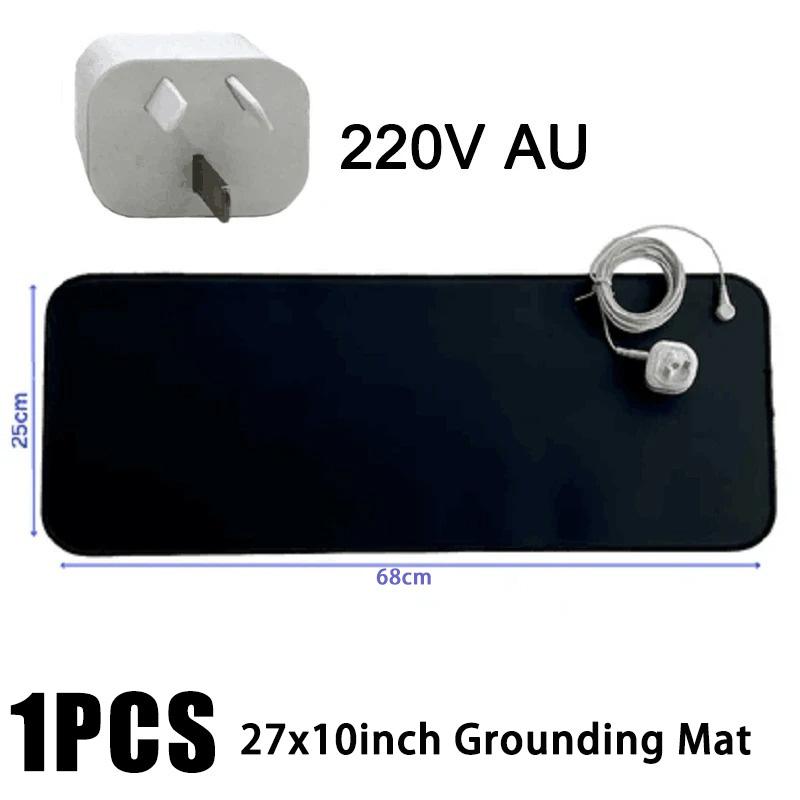 25X68CM Uzemňovacia podložka 15FT káble Zdravá rovnováha Zmiernenie úzkosti Lepší spánok Vnútorné použitie Odolný uzemňovací doplnok