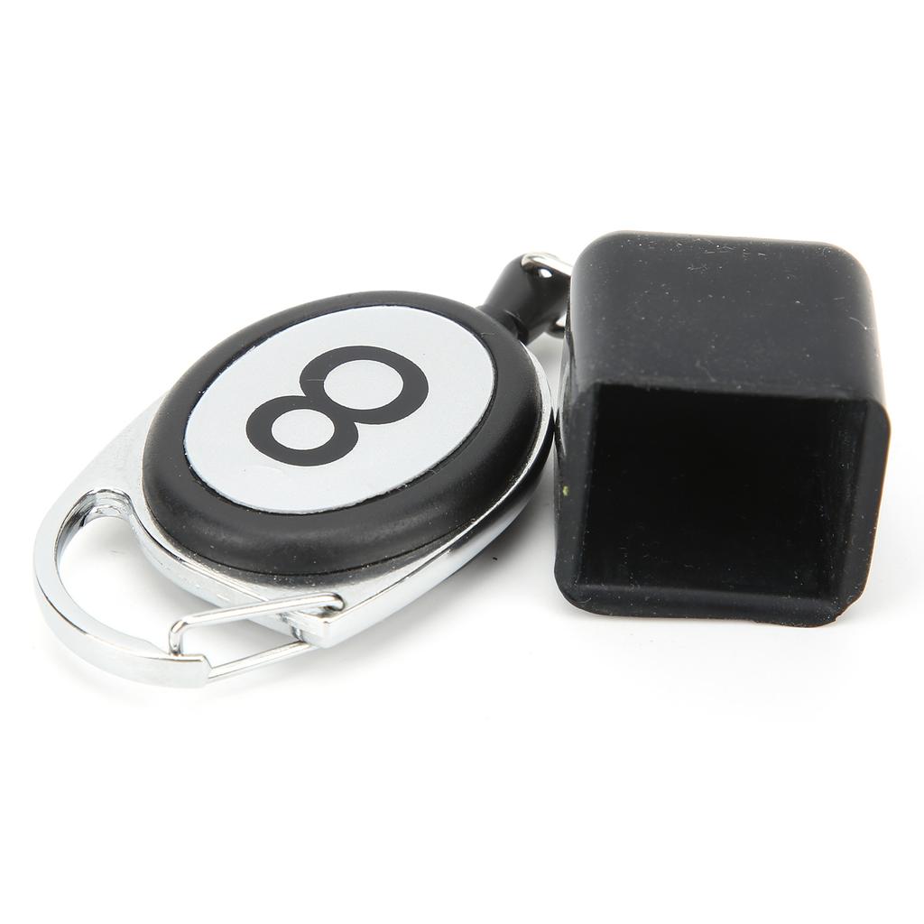 Tragbarer Einziehbarer Billard Snooker Pool Queue Kreidehalter Einziehbarer Zeichengürtelclip