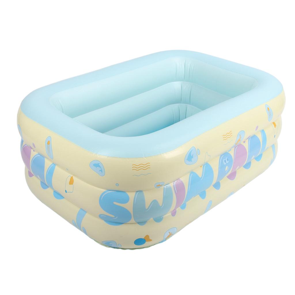 Inflatable Bath Tub for Infant Thickened PVC Bathing Bucket Multifunctional Folding Swimming Pool
