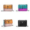 Fashion Color Blocked Eagle Head Decoration Women Casual Shoulder Chain Bag For Daily Use