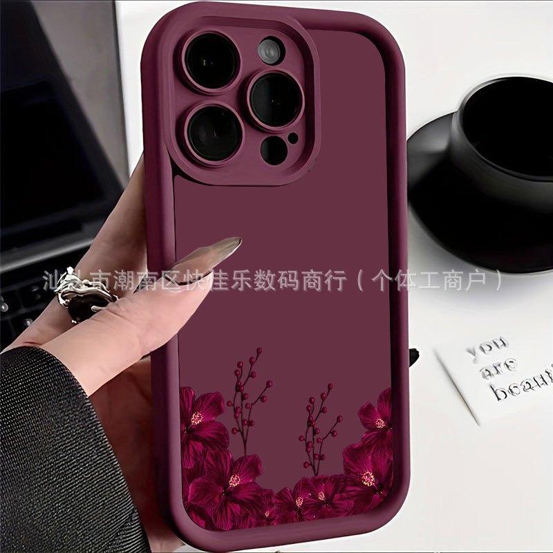 Tulip iPhone 16 Pro Max Phone Case 17 Apple 15/14/13 Flower 12 Full Coverage Protective Case 11 Soft