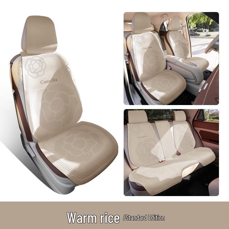 Breathable Suede Seat Covers for Geely Galaxy L7 Dragon MAX & Starship Asian Games Edition