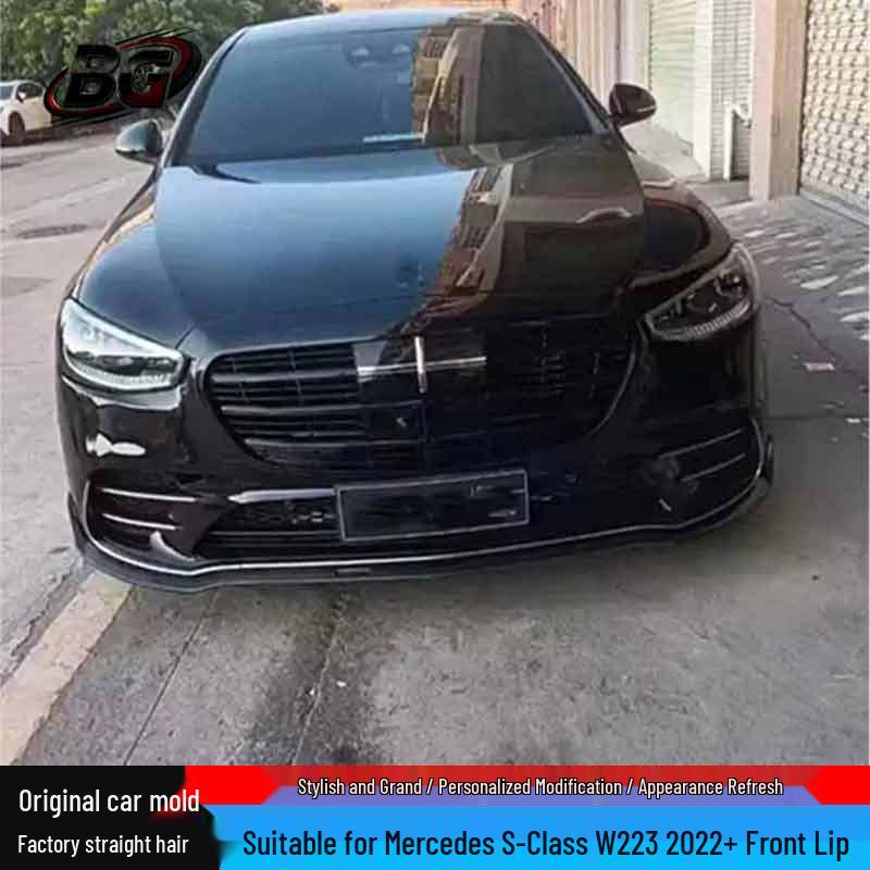 Carbon Fiber Front Splitter Kit for Benz S-Class W223