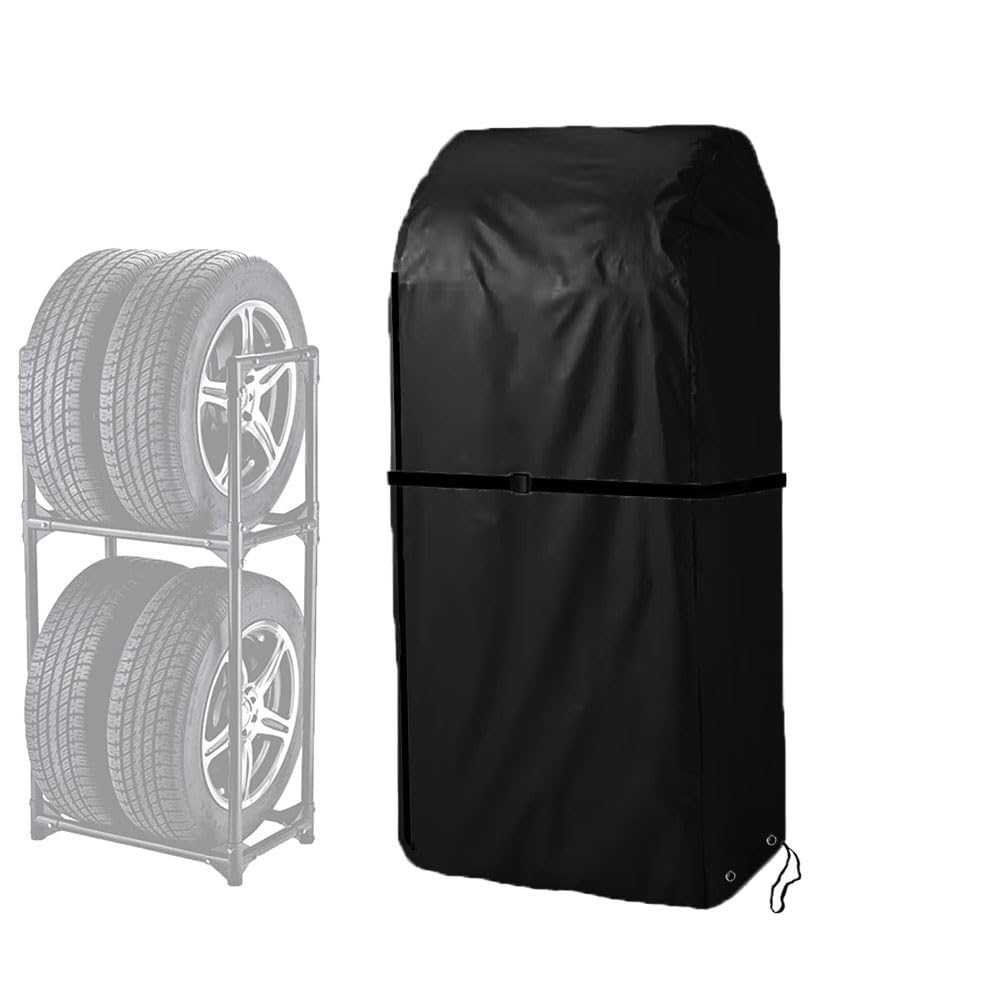 

COVERGROUP Уличная стойка для шин 420D Подходит для 4 стандартных автомобилей Защищает от грязи и дождя Защита от УФ-лучей Ш x 72 см Г x 145 см Кронштейн не входит в комплект Чехол, чёрный