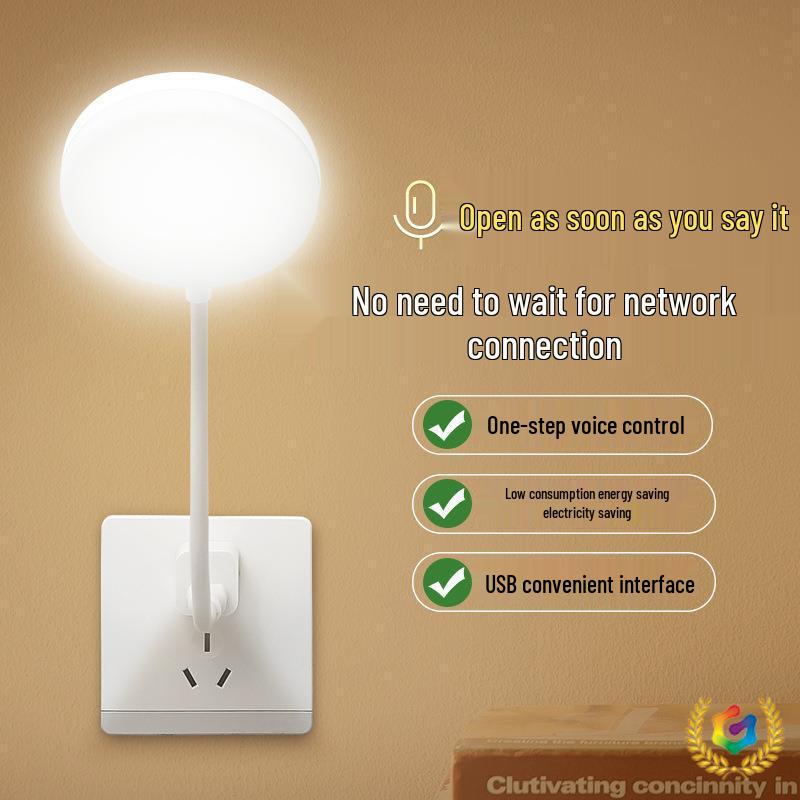 Smart LED Table Lamp with Voice Control and USB Plugin