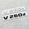 ABS-Emblem mit 3D-Buchstaben V200d V220d V250d V300d für Mercedes Benz V-Klasse, Auto-Kotflügel-Abzeichen, Plakette c