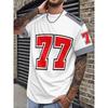 Herren Mode 3D Gedrucktes Herren T-Shirt Rundhals Kurzarm Trendige Streetwear
