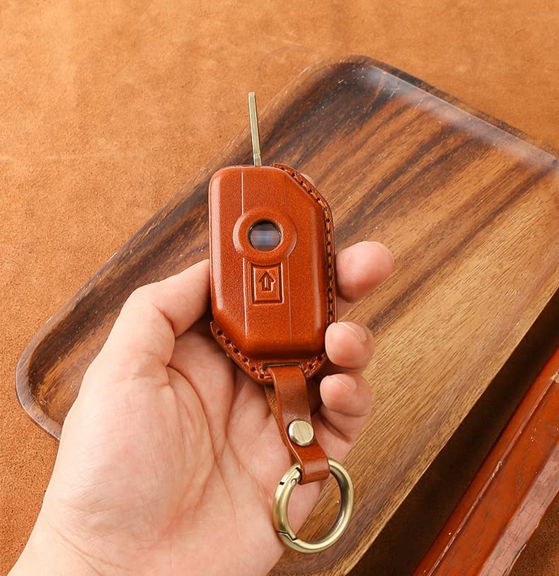 Ontto BMW Schlüsselhülle Schlüsselabdeckung Gute Haptik Luxuriöse Fernschlüsselhülle Modisch Kratzfest