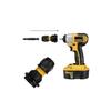 Adaptateur DEWALT pour boulonneuse à chocs 1/2 vers 1/4 - DT7508 - Corps renforcé - Zone de torsion flexible