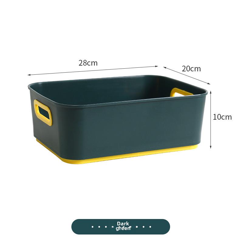 Rectangular Desktop Storage Box for Office, Desk, Key, Cosmetics, or Kitchen Items