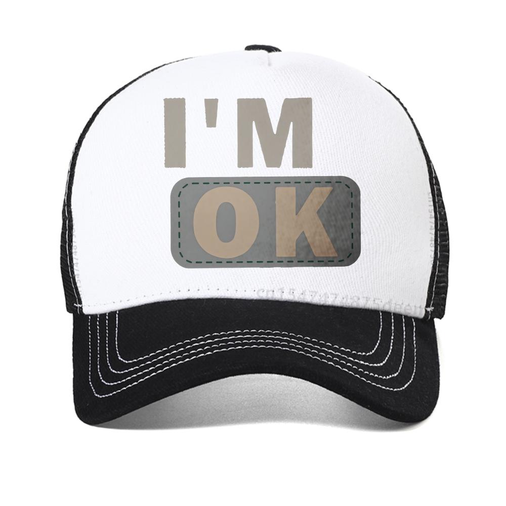 Motorcycle I Am Very Good Alphabet Creative Simple Versatile Baseball Cap Fashion Women's Casual Mesh Snapback Hats Trucker Hat