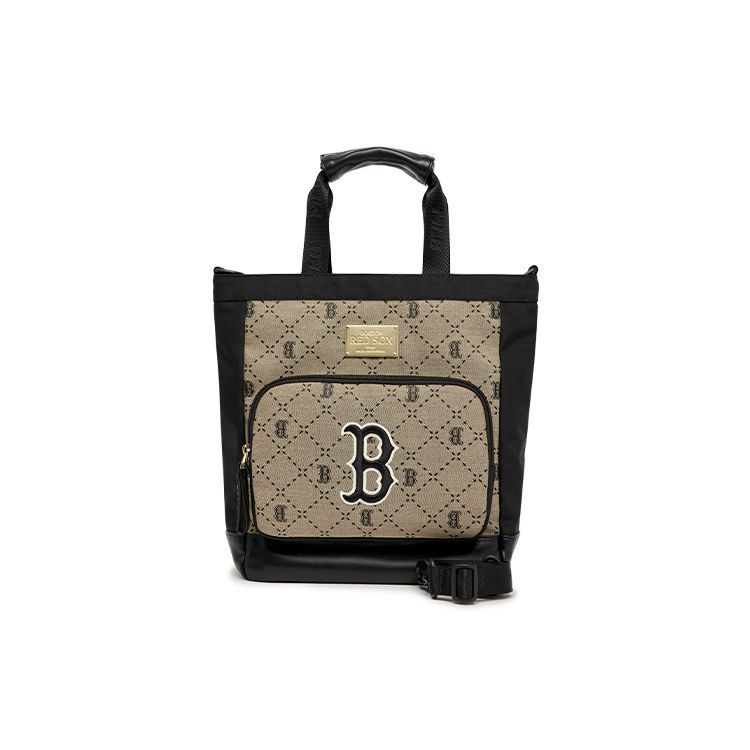 

MLB Boston Red Sox Classic Retro Large Capacity Adjustable Shoulder Strap Printed Big Logo Tote Bag Women Tote Bag Brown 7AUBMD13N-43BGD Umber