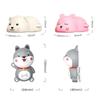 Silicone Door Stopper Cartoon Animal Automatic Closing Prevention Anti Pinch Guard Hand Buffer Windproof Function