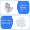 8Pin Graphics Video Card Connector 90 Degree Adapter 8Pin Female to 8Pin Male Mainboard CPU Power Steering Connector