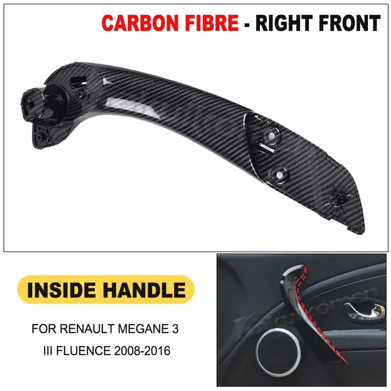 For Renault Megane 3 III Fluence 2008-2016 Car Interior Front Left Right Inner Door Handle With Cover 809600015R 197012651