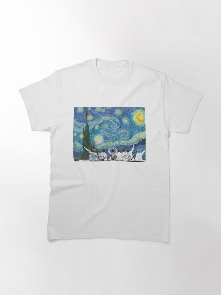 The Starry Night with Classic TShirt 2026 Summer Mens Womens Luxury Fashion Cotton Leisure Street Wear Y2K Oversized Tshirt