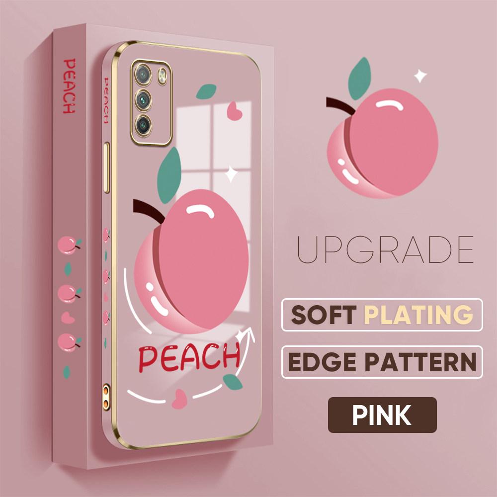 Colorful Printing Patterns Square Edge Pattern Casing Plated Phone Shell Luxury Plating Soft Phone Case for Huawei Honor Xiaomi Redmi