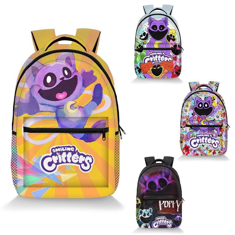 Cross-border Trendy Smiling Critters Full-frame School Bag For Teenagers
