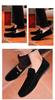 Men's Korean Style Slip-On Loafers – Trendy, Casual, Non-slip Cloth Driving Shoes