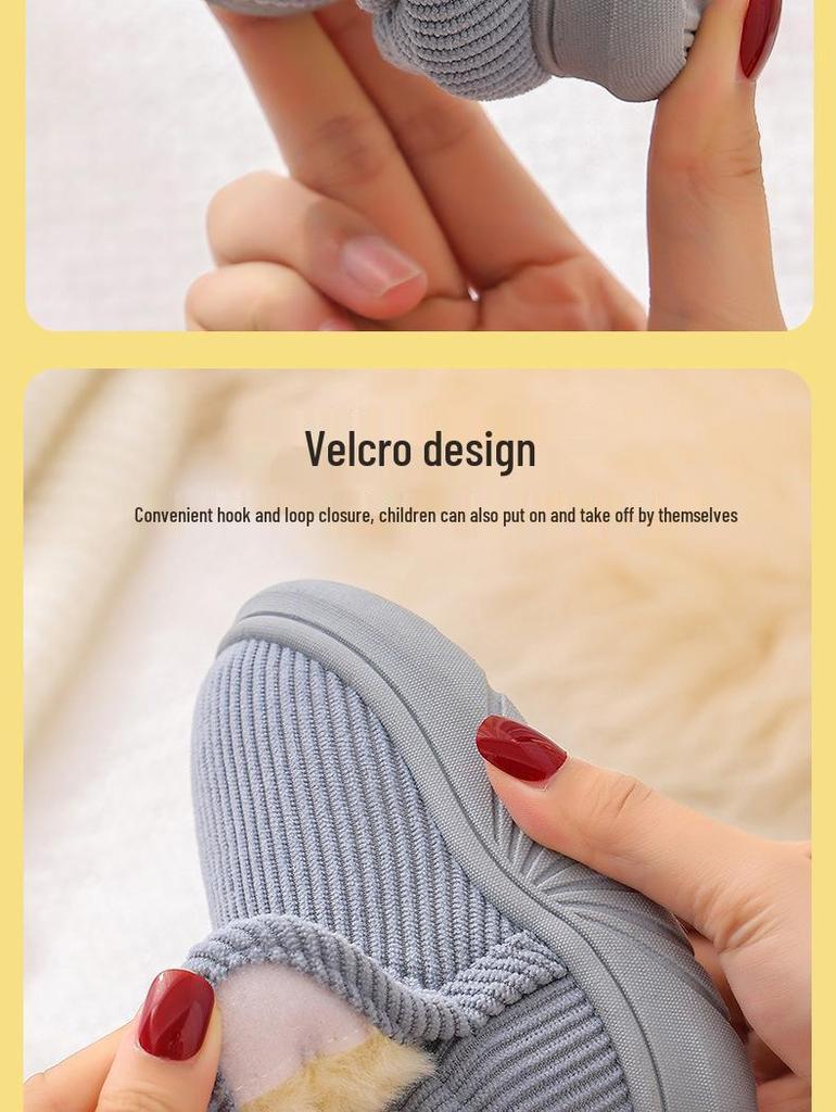 Winter Cotton Shoes for Boys & Girls - Cold-Proof, Breathable Toddler & Infant Princess Style