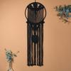 Macrame Woven Wall Hanging Leaf Tree Dream Catcher,Bohemian Handmade Room Hanging Tapestry,Wedding Decoration Crafts