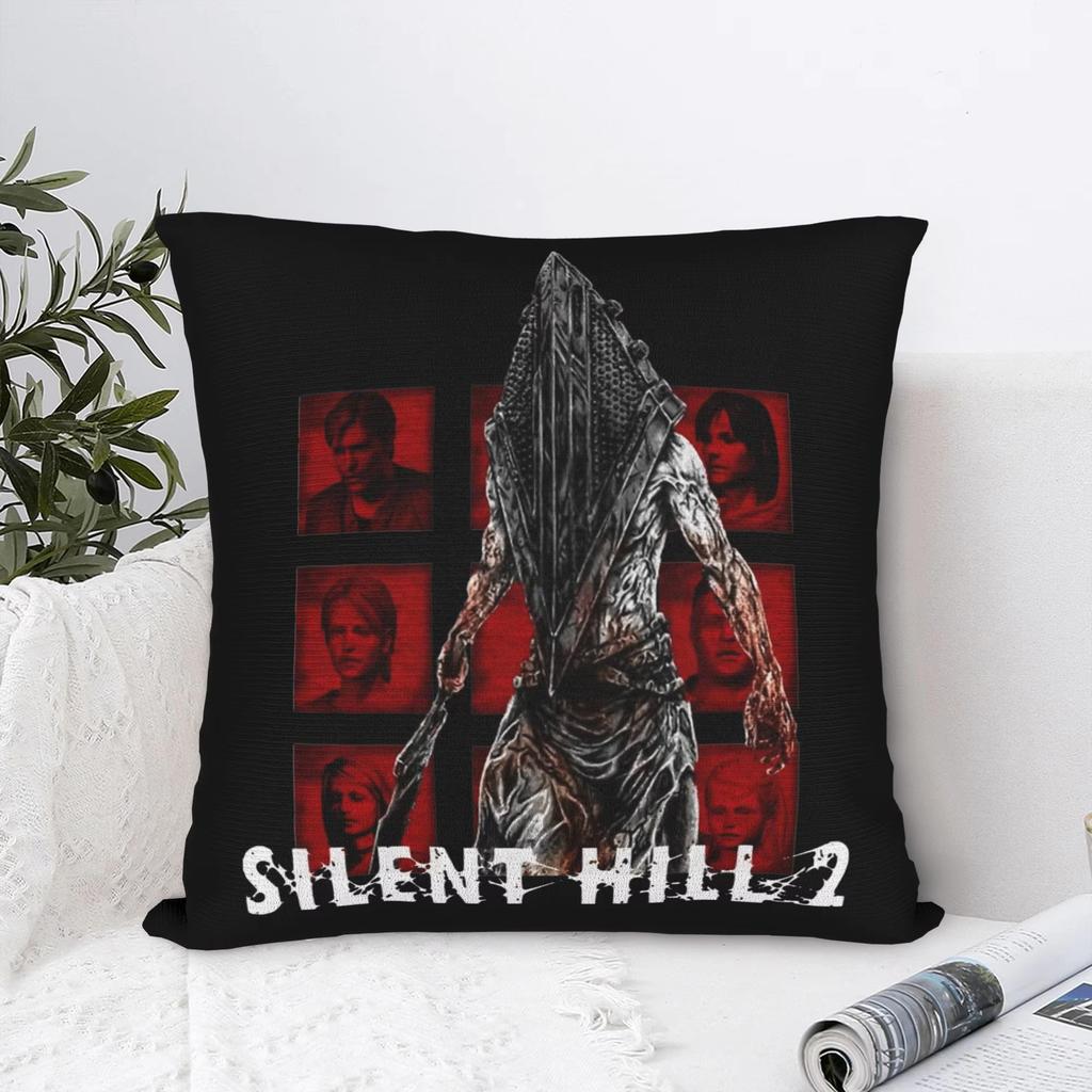 Silent Hill 2 Horror Game Pillow Case - Polyester Square Cushion Cover For Sofa Fashion Decor
